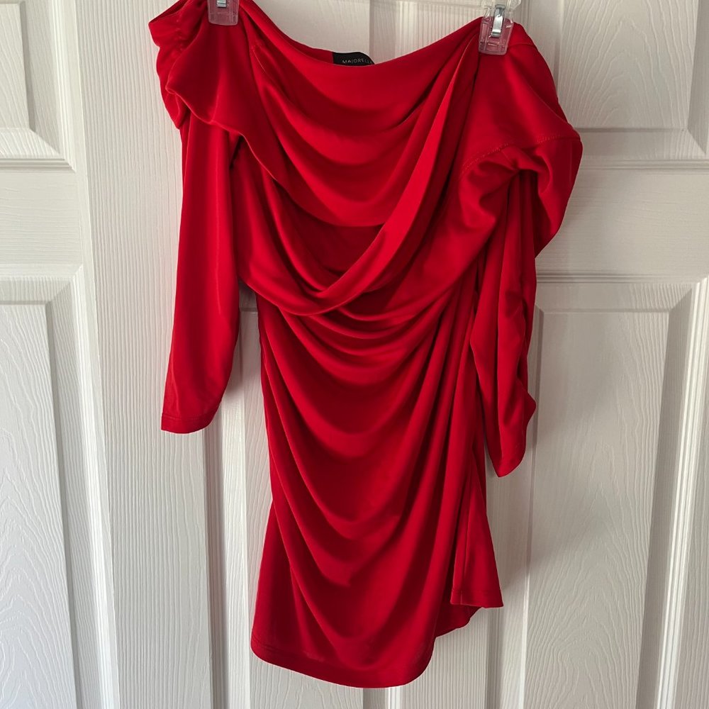 Revolve Majorelle Cypress Dress, Red, Women's Size XL - Picture 12 of 15